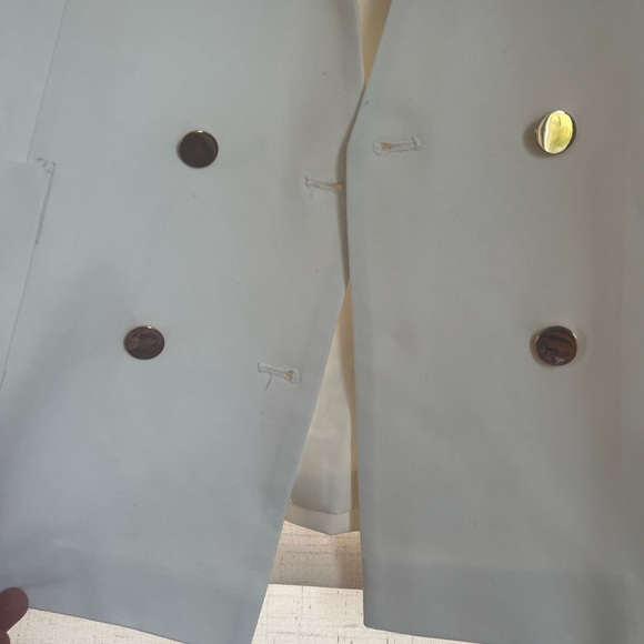 New KULE The Nelson Cream 100% Wool Lined Blazer Size L Retails $428 - Picture 6 of 12